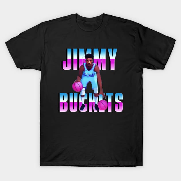 Jimmy Buckets Basketball T-Shirt by Buff Geeks Art